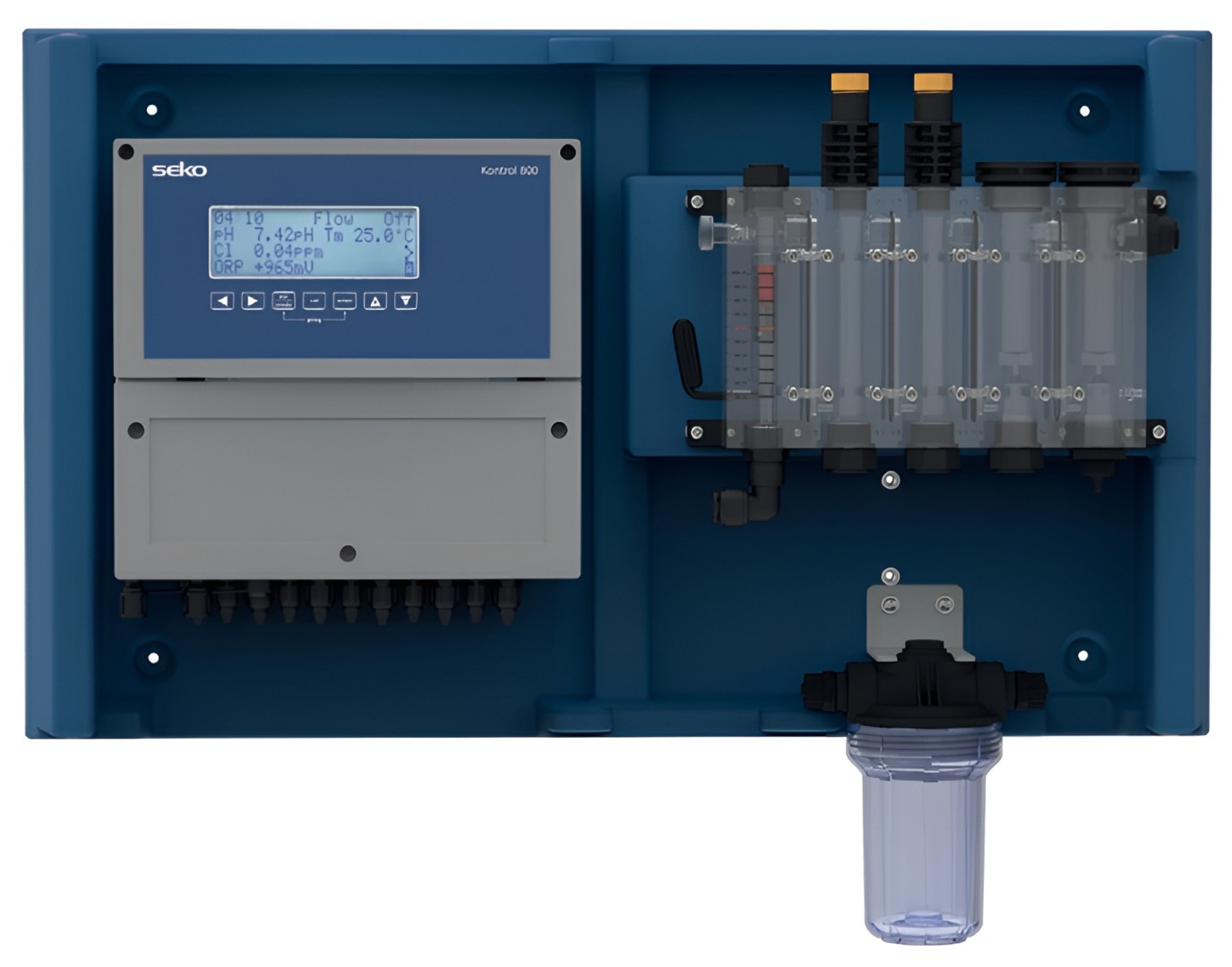 Контрольно-измерительная панель Seko Kontrol 800 K800 рН/Rx (ОВП)/Хлор свободный, связанный, общий